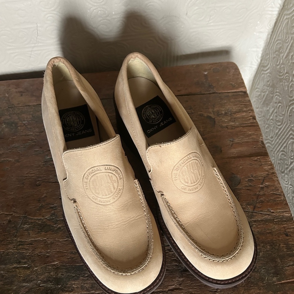 Beige Loafers
